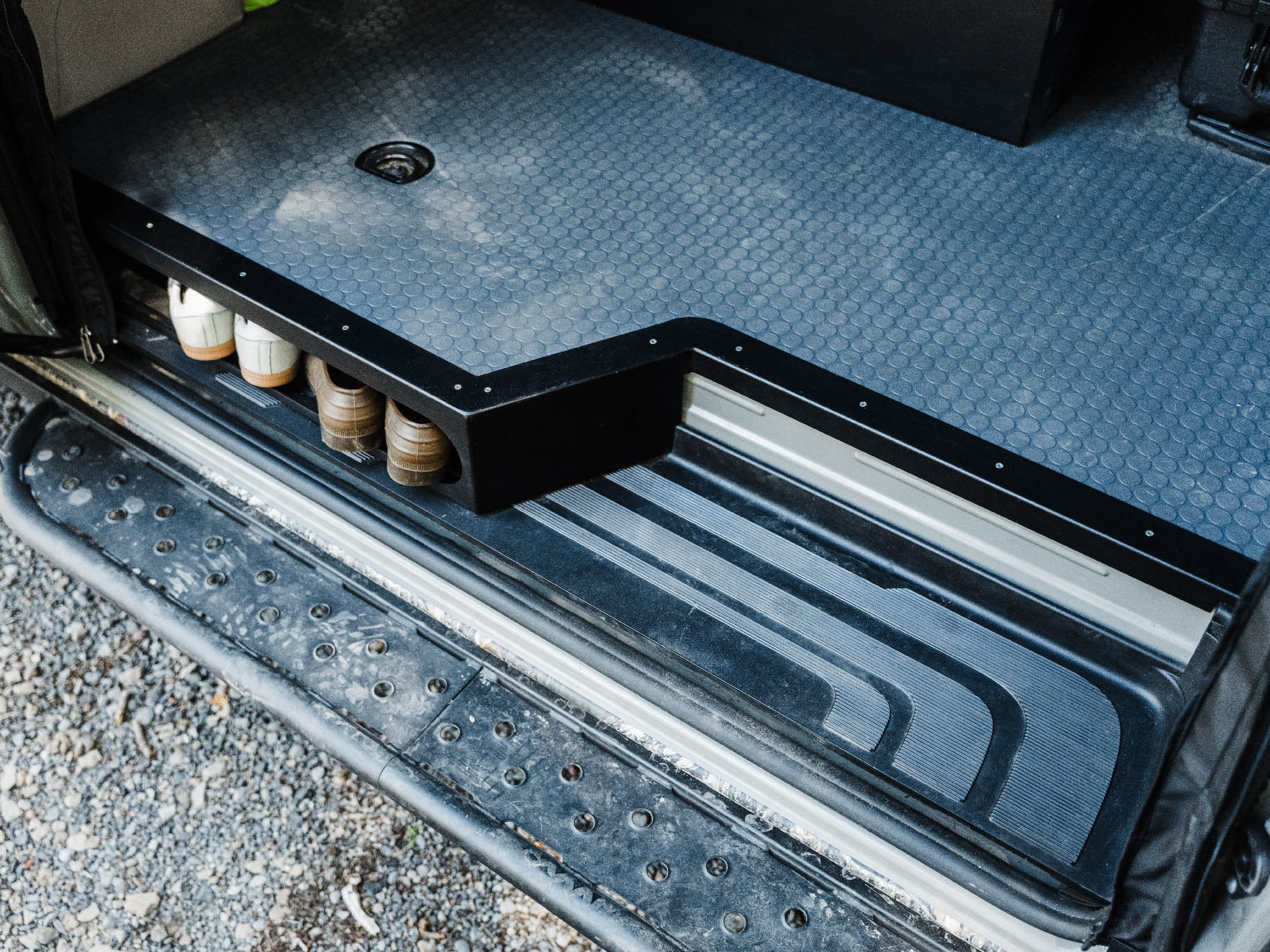 Sprinter Van Step Extension with extra storage