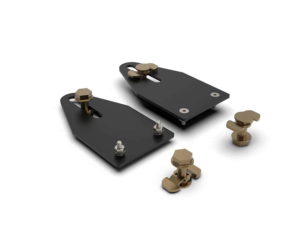 Adventure Wagon cabinet brackets in black