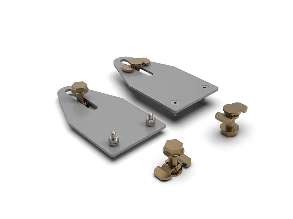 Adventure Wagon cabinet brackets in grey