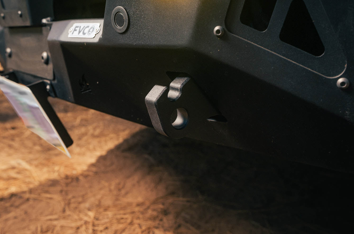 Ford Transit Core Front Bumper with Winch and Winch fairlead installed