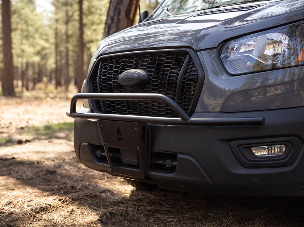 Nudge bar bumper light bar for Ford Transit Vans