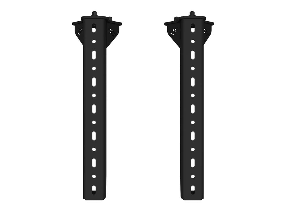 Top view of rear door platform mounting posts