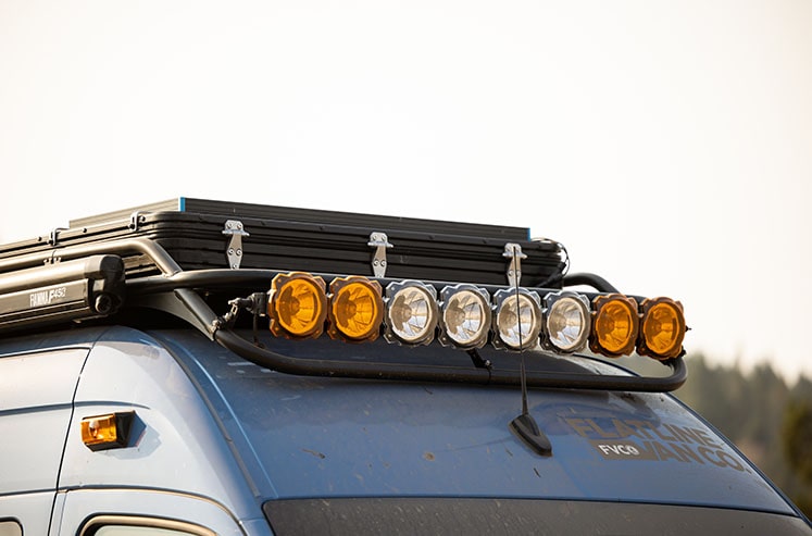 Sprinter Safari Rack with Lights