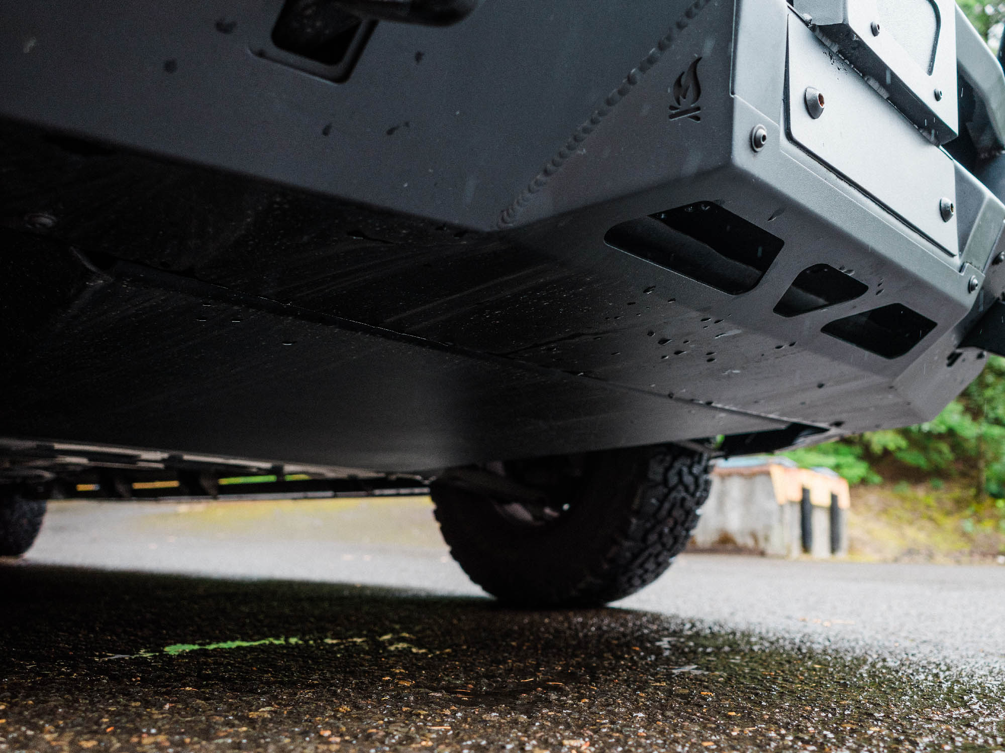 Transit Core Front Bumper with skid plate option