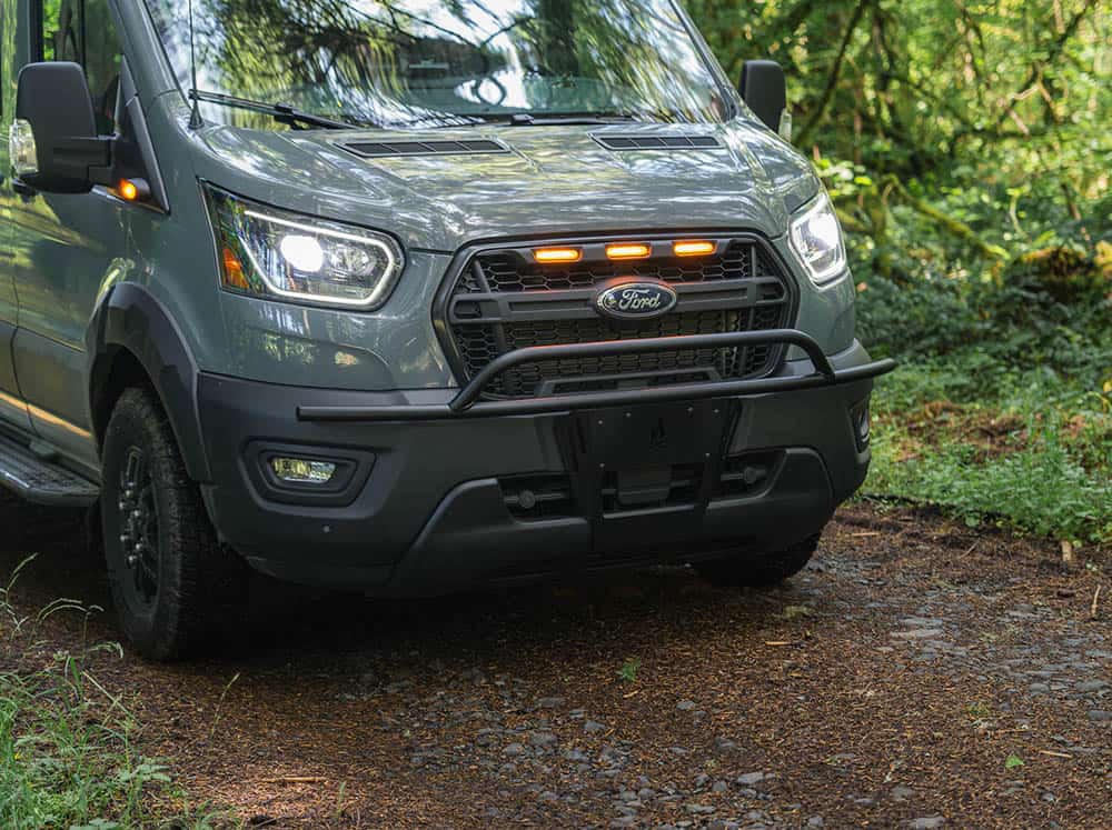 Ford Transit Trail adventure van with Nudge Bar