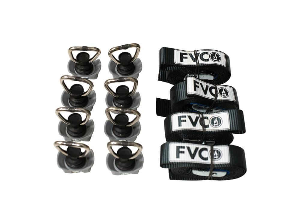 1” Cam Buckle Straps with L-Track Anchors