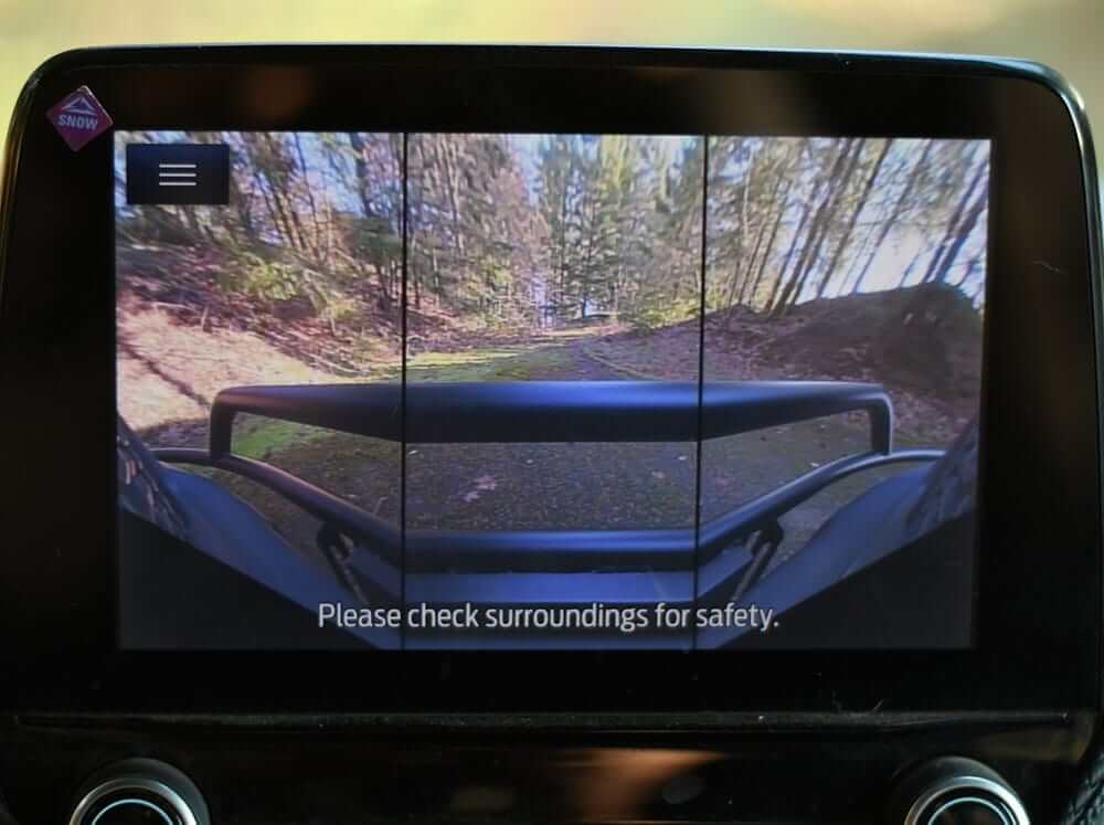 Ford Transit Nudge Bar Camera View