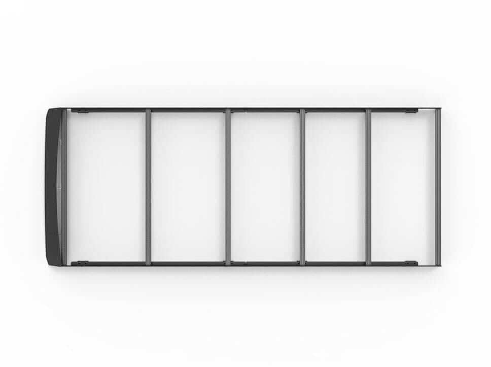Promaster 159 Low Pro Roof Rack - Top Down View