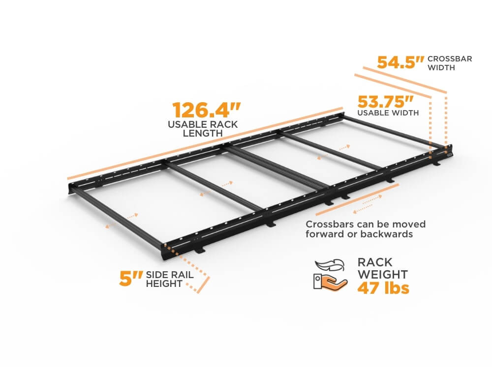 Sprinter 144" Low Roof - Dimensions and Specs