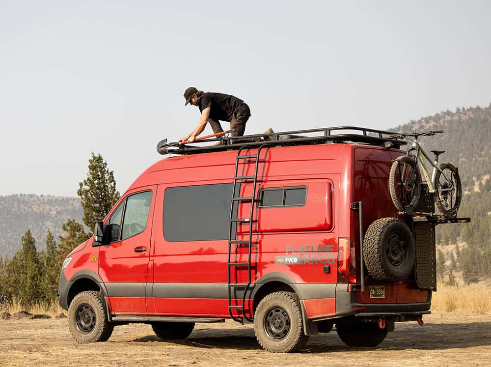 Basket style Sprinter Safari Roof Rack