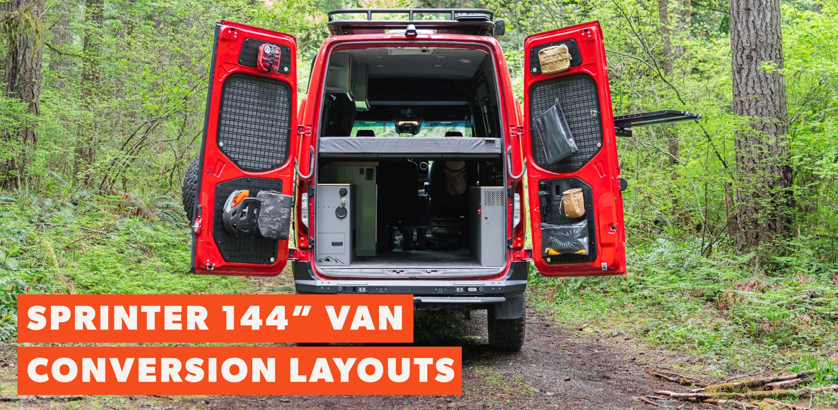 Conversion Layouts for the Sprinter 144 Van