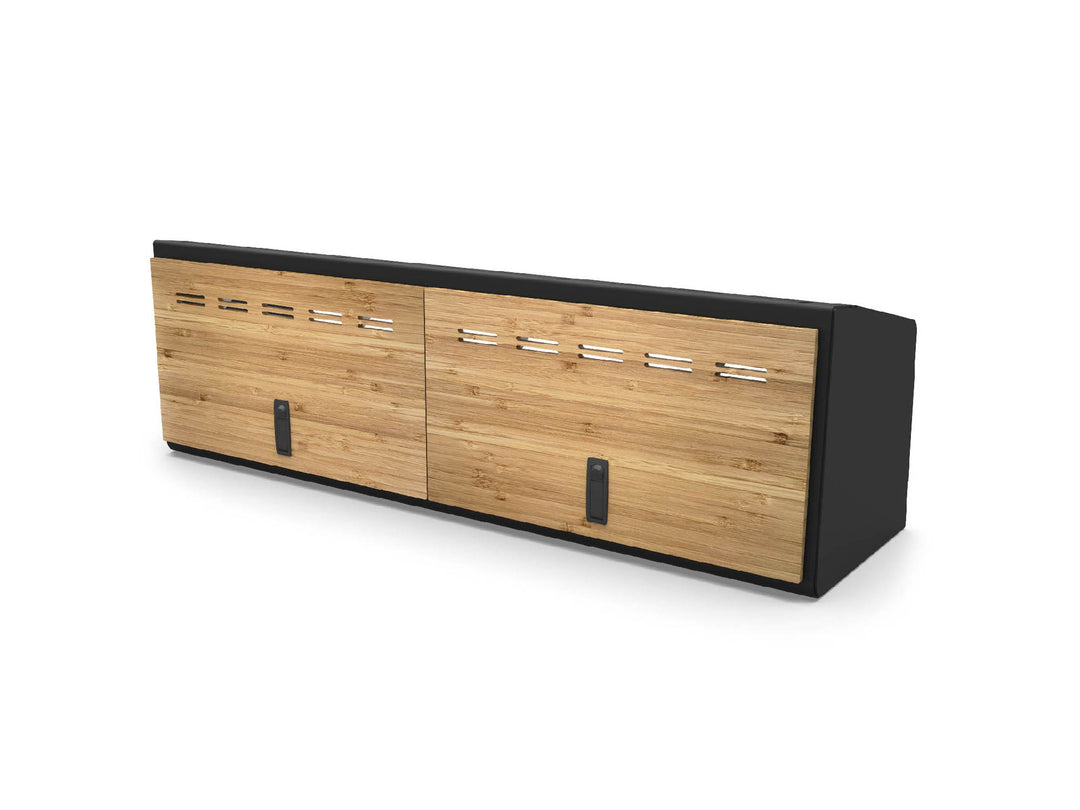Transit 48" Upper Cabinet with Bamboo doors