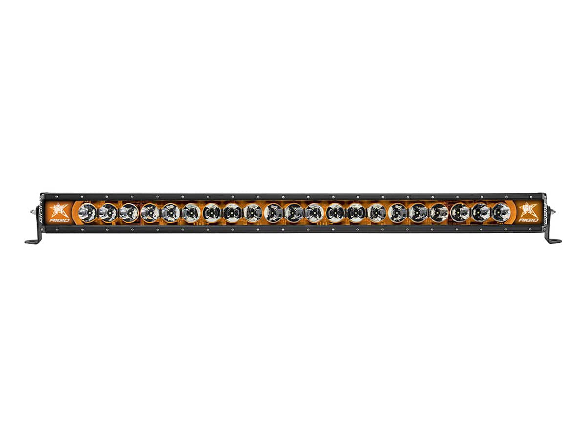 Rigid Industries Radiance Plus LED light bar, 40 inch, amber background and white lights
