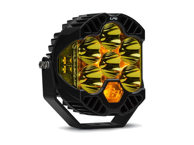 Baja Designs LP6 PRO LED 6" auxiliary light pod with amber lens, spot light pattern