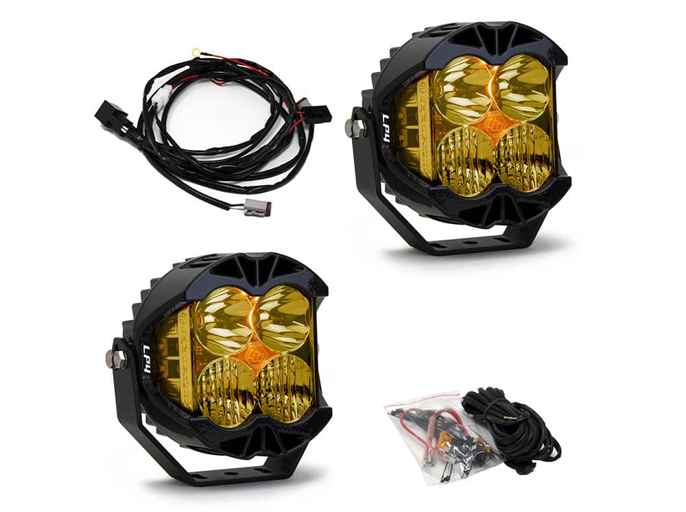 Baja Designs Jeep Wrangler LP4 Pro LED Auxiliary Light Pods with Baja Designs Jeep Wrangler LP4 Pro LED Auxiliary Light Pods with