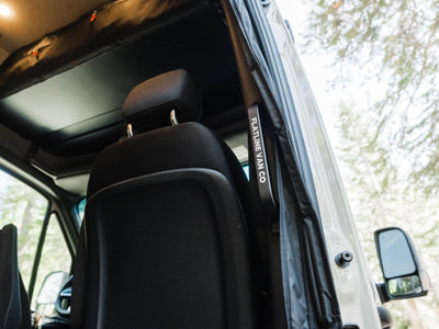 Mercedes-Benz Sprinter adventure van with FVC Slider Door Grab Handle