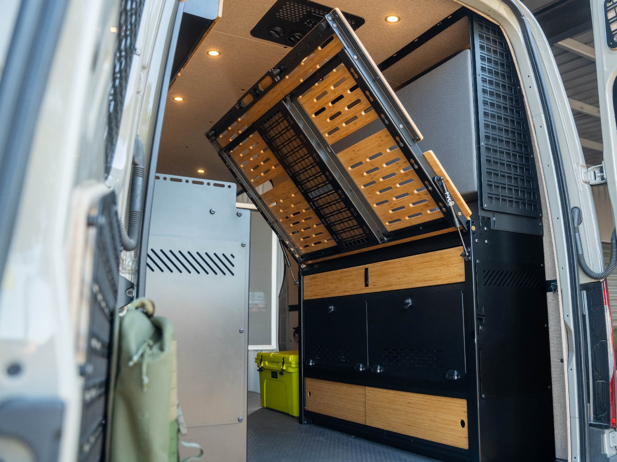 Deploying the Sprinter Van Murphy Bed