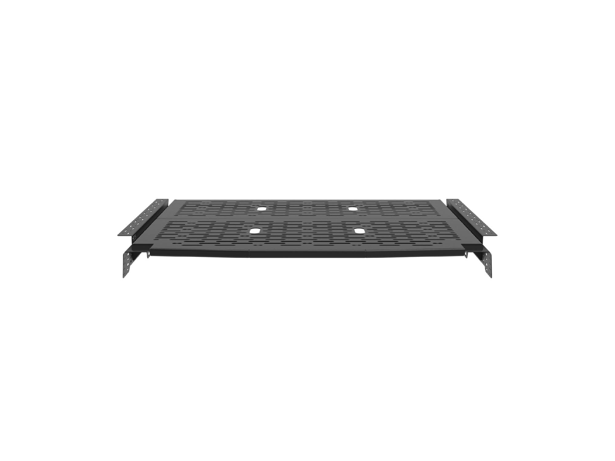 Sprinter Flare Trim Brackets attached to 2-panel Sprinter bed