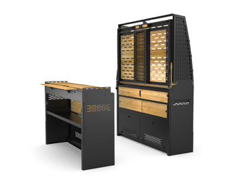 Sprinter Van Murphy Bed with bed in stowed position