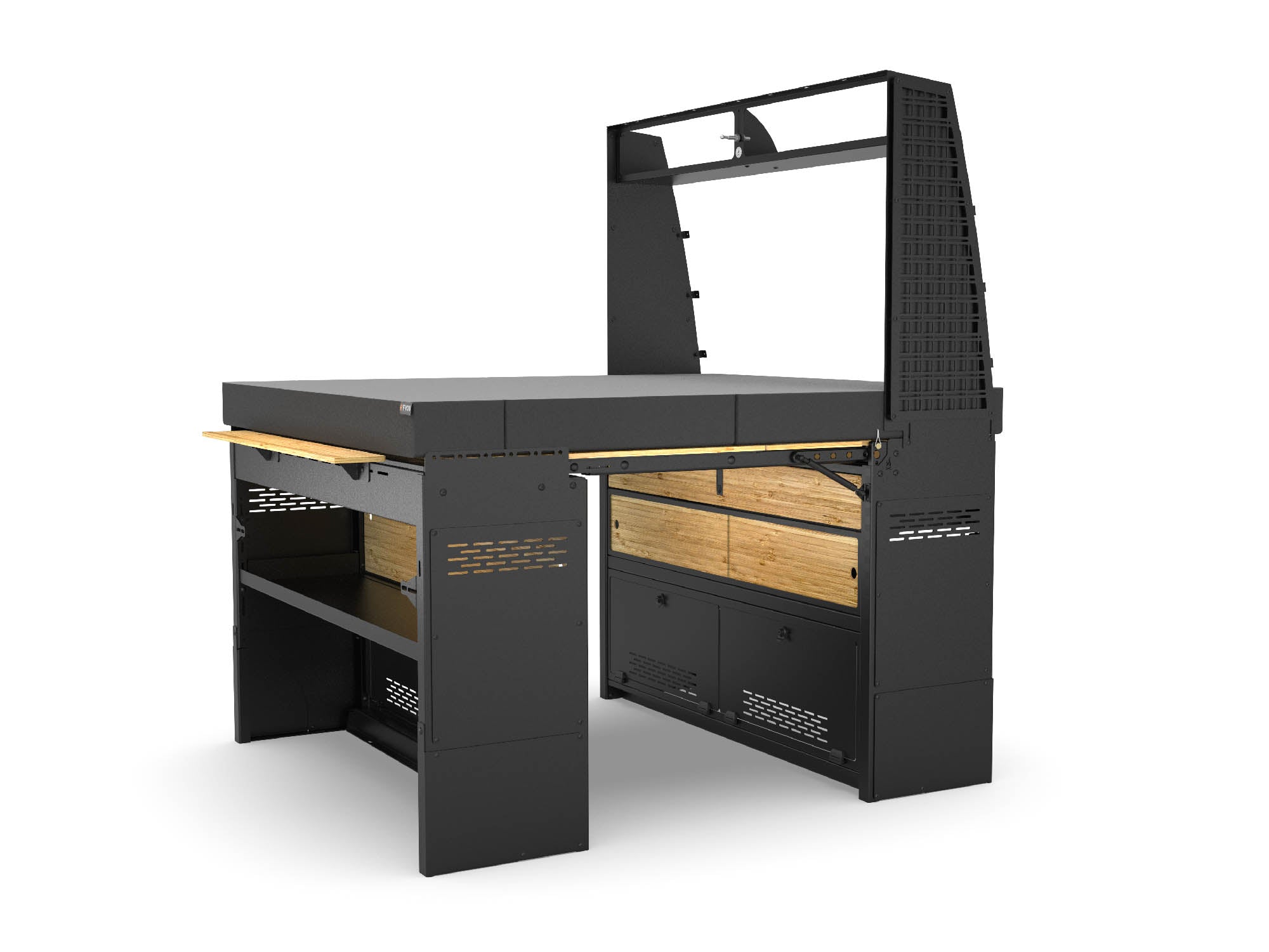 Sprinter Van Murphy Bed with custom-sized mattress