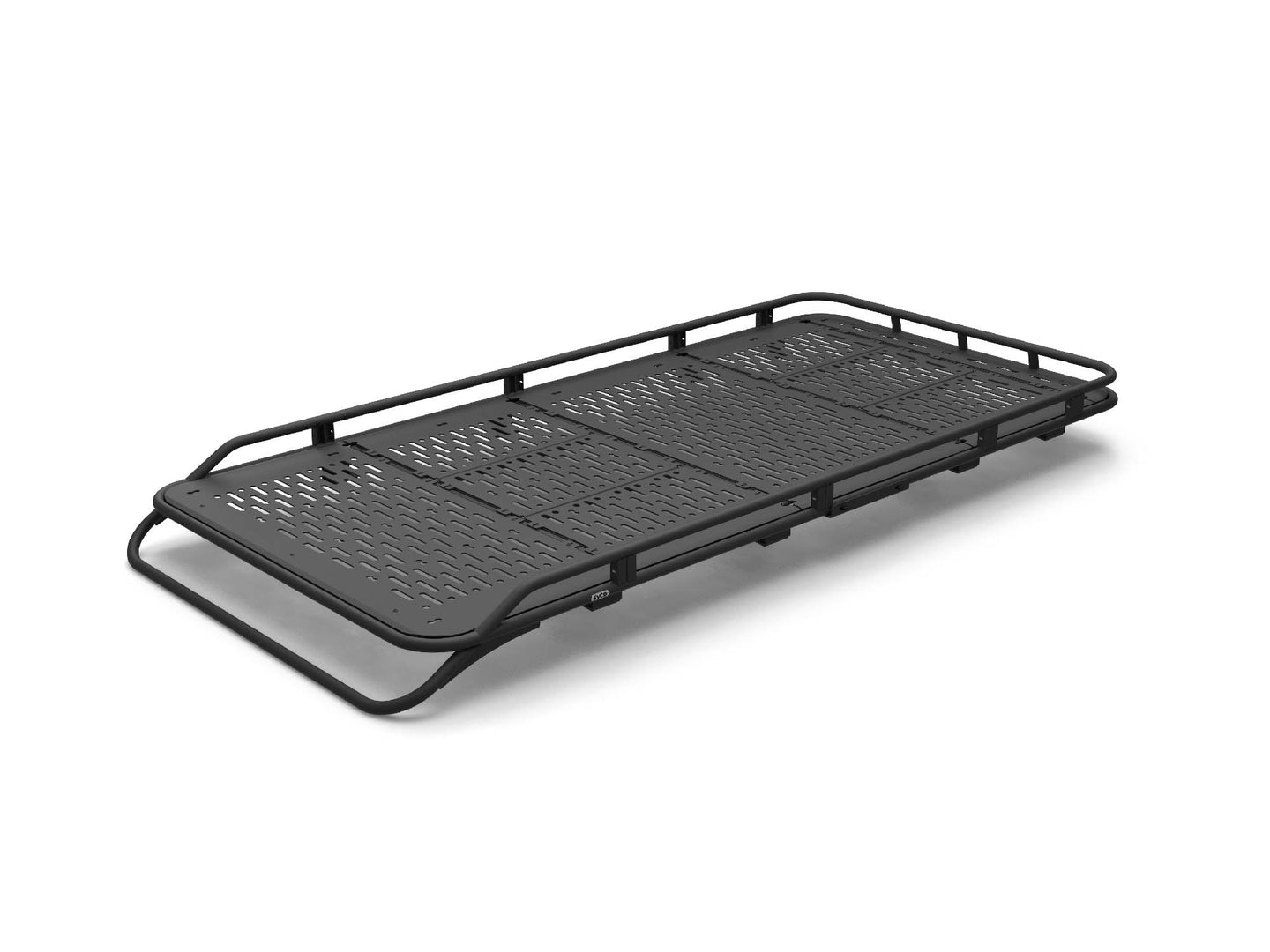 Transit Van Safari Roof Rack for 148 high roof vans, with drop-front option and removable decking panels