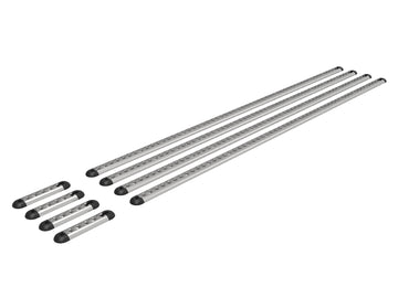 Transit Van Bed Bracket L-Track Kit in silver for 148 High Roof Ford Transit Vans