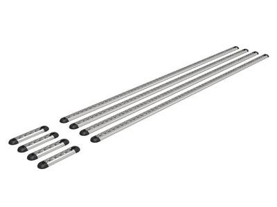 Transit Van Bed Bracket L-Track Kit in silver for 148 High Roof Ford Transit Vans
