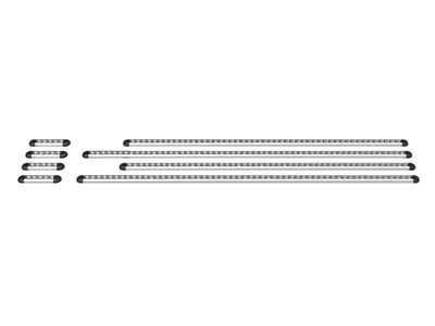 Side view of Transit Bed Bracket L-Track for Ford Transit 148 Extended High Roof Camper Vans with bed brackets 