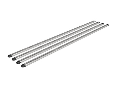 Transit Van Bed Bracket L-Track Kit in silver for 148 Mid Roof Vans