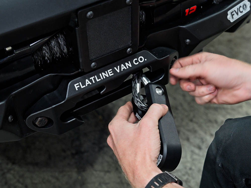 Winch Fairlead for Synthetic Winch Ropes | Flatline Van Co.