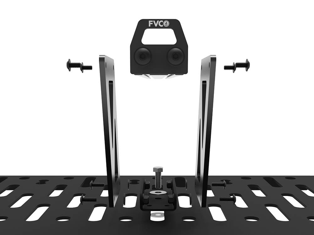 Exploded view of Decking Heavy Duty High Bar Components