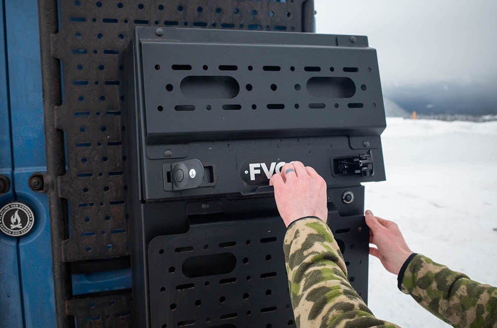 App0410 Box Rear Adventure Van Rear Storage Box - Slim