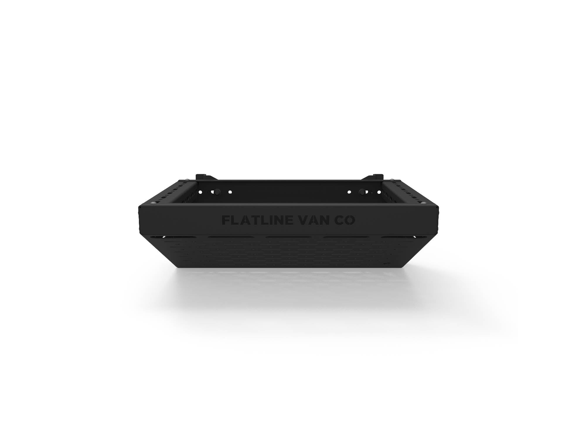 Front view of Rear Door Platform Bike Rack Adapter