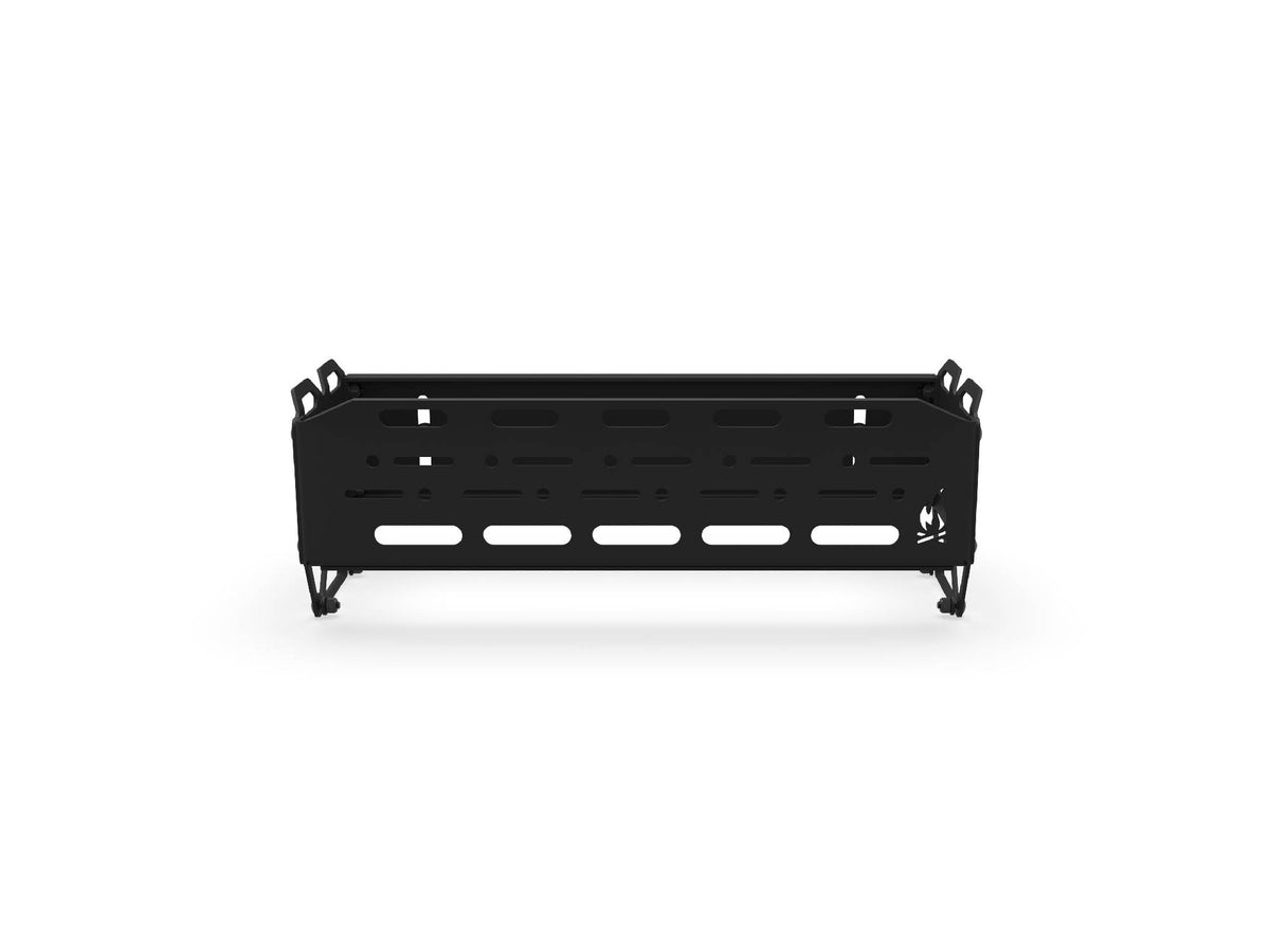 Front view of Slim Rear Storage Box Topper