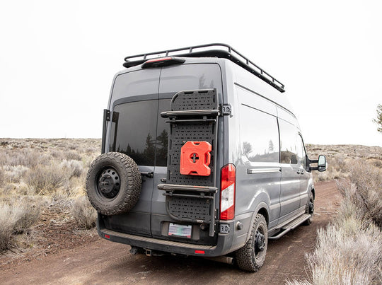 Transit Rear Door Platform | Flatline Van Co.