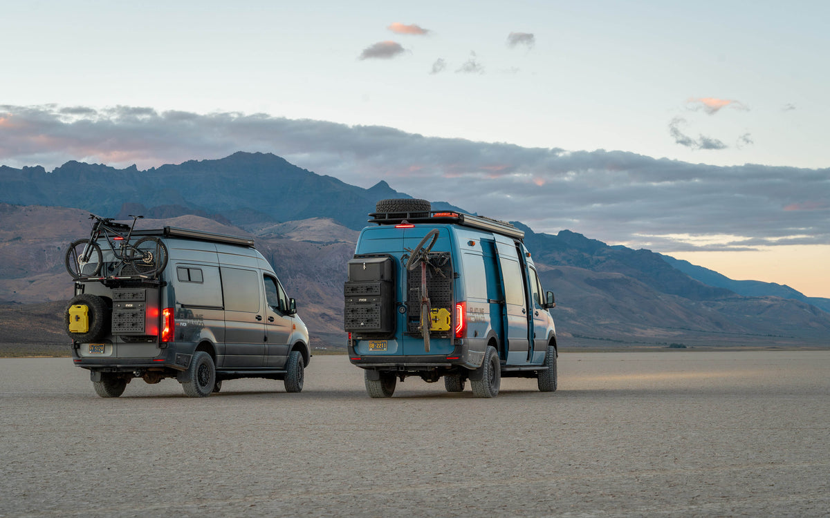 Rear Door Platform | Flatline Van Co.