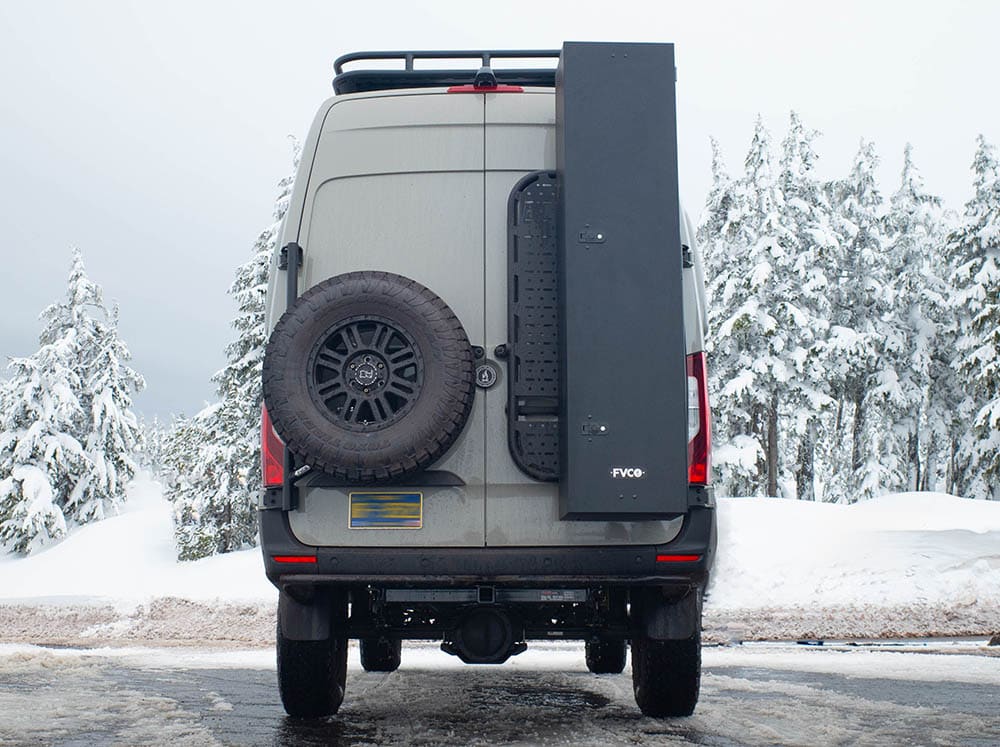 Sprinter Rocker Storage Locker Ski & Snowboard Storage Locker for Vans | Flatline Van Co.