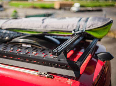 High bar kit for FVC roof racks for carrying gear above the fan