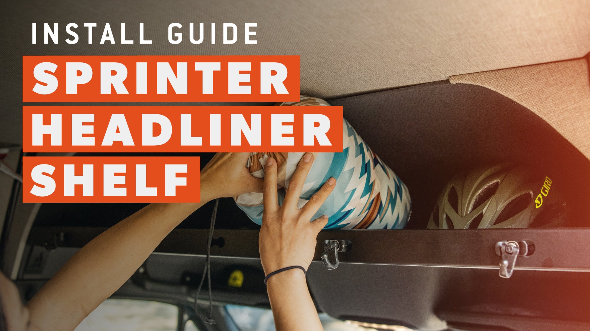 Sprinter Headliner Shelf Install Video