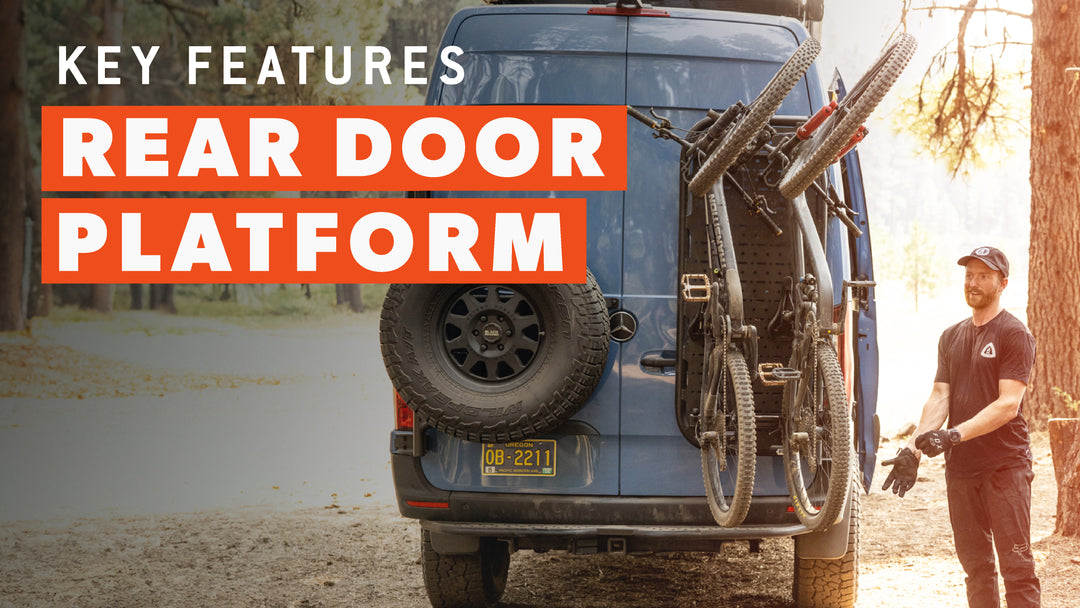 Sprinter Rear Door Platform | Flatline Van Co.