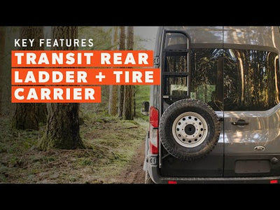 Transit Van Rear Ladder + Tire Carrier