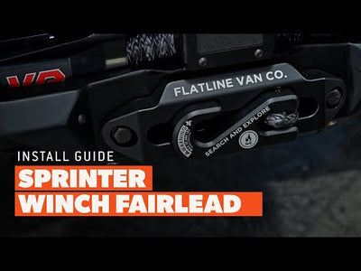 Installation video of Winch Fairlead with the FVC Sprinter van front bumper