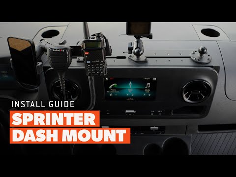 Install video of Sprinter Dash Mount