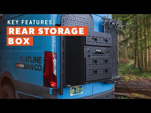 Van Rear Storage Box | Flatline Van Co. Van Rear Storage Box | Flatline Van Co.