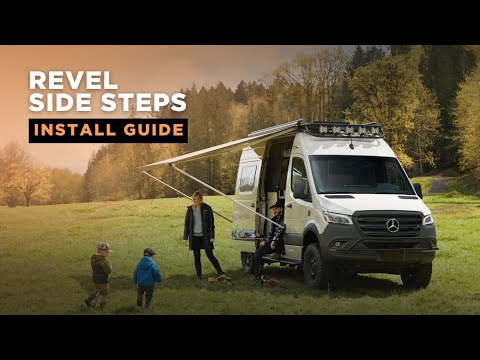 Hearty Touring Side Steps for Sprinter Van