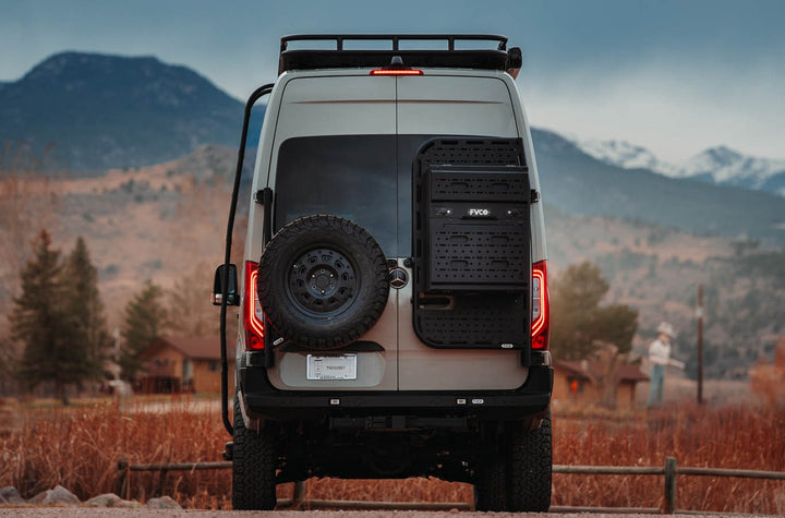 Rear Door Platform | Flatline Van Co.