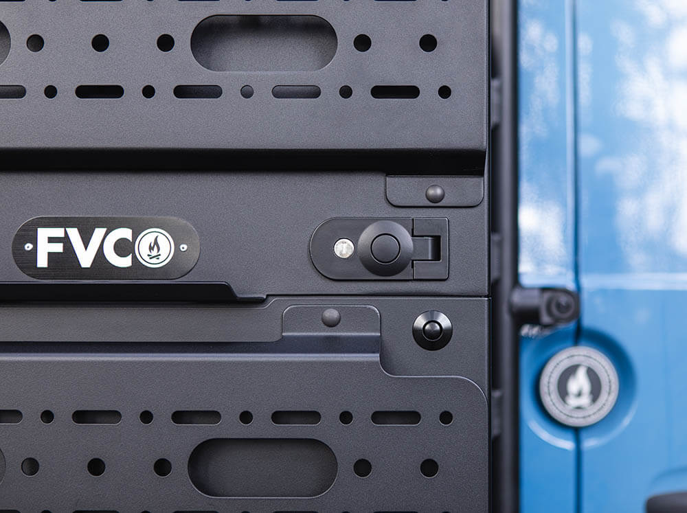 App0410 Box Rear Van Rear Storage Box | Flatline Van Co.