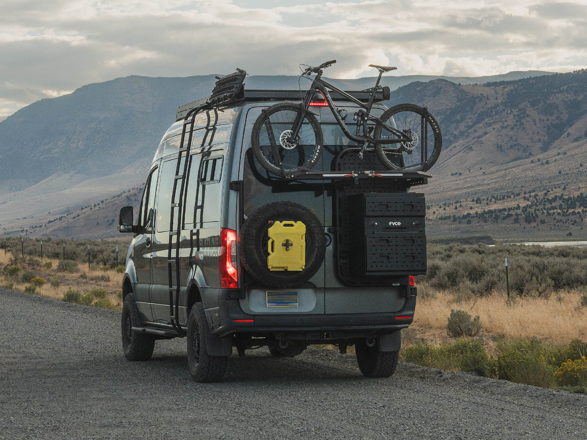 Sprinter Back Sprinter Rear Door Platform | Flatline Van Co.