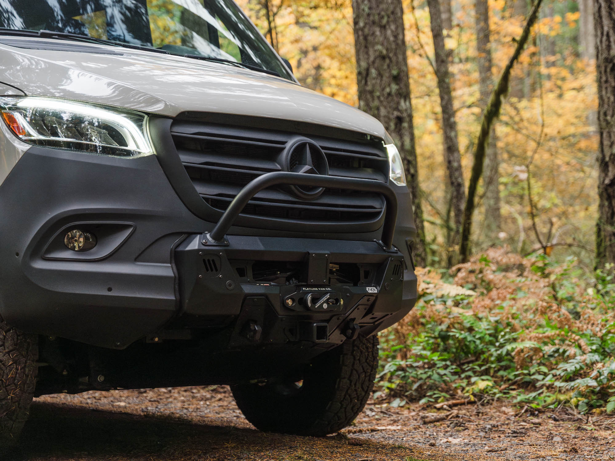 Front hitch option on Sprinter Van Core Front Bumper