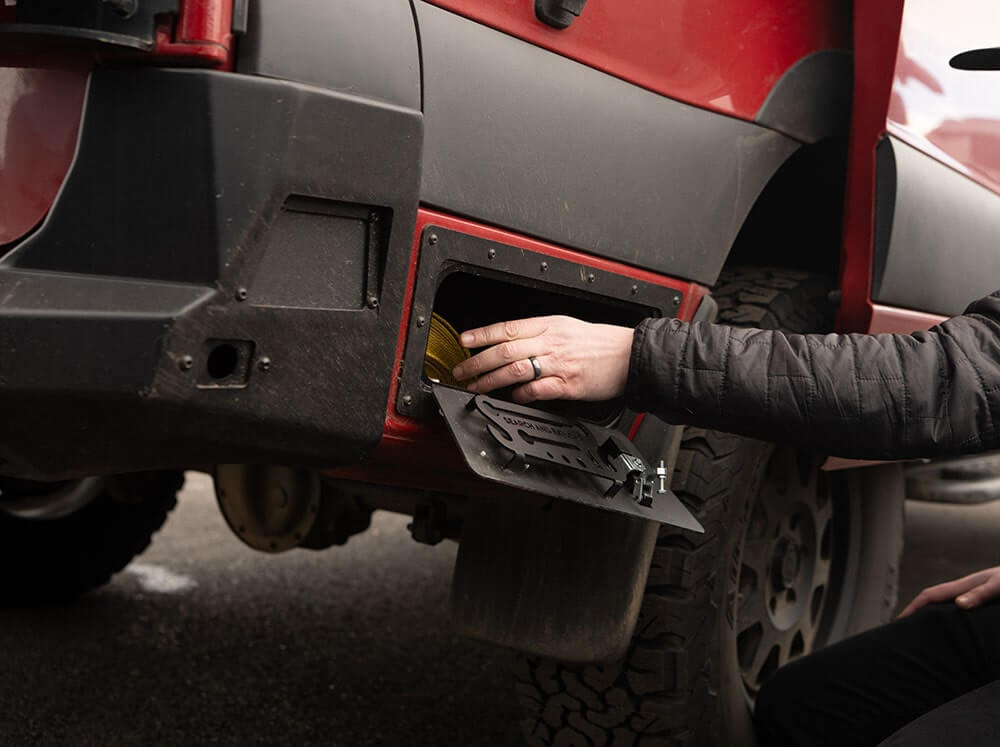 Sprinter Rear Panel Storage Locker | Flatline Van Co.